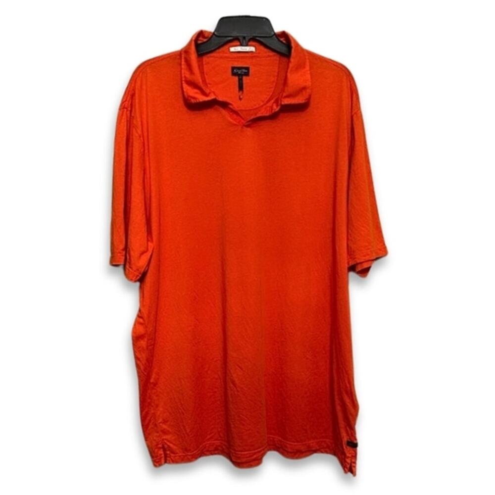 Good Man Brand Polo Shirt Lead Inspire Short Sleeve Live Orange Men's XXL NWOT